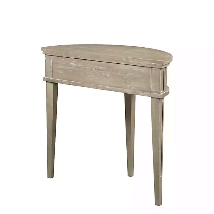 Kirklands Home Wheat Reclaimed Wood Fluted Console Table Outlet