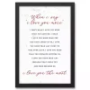Valentines Day Decorations>Kirklands Home When I Say I Love You Framed Canvas Art Print