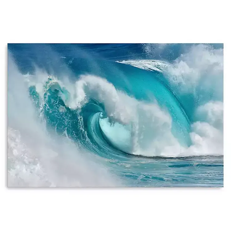 Kirklands Home When the Ocean Turns into Canvas Art Print Blue