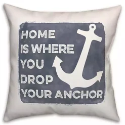 Kirklands Home Where You Drop Your Anchor Outdoor Throw Pillow Best