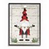 Christmas Art & Wall Decor>Kirklands Home Whimsical Gnome Winter Joy Framed Canvas Art Print