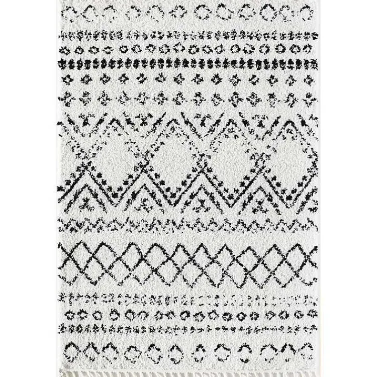 Kirklands Home Whisper White Moon Area Rug, 5x7 Best