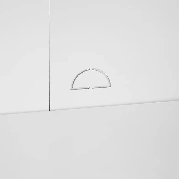 Kirklands Home & Gold Storage Cabinet White Clearance