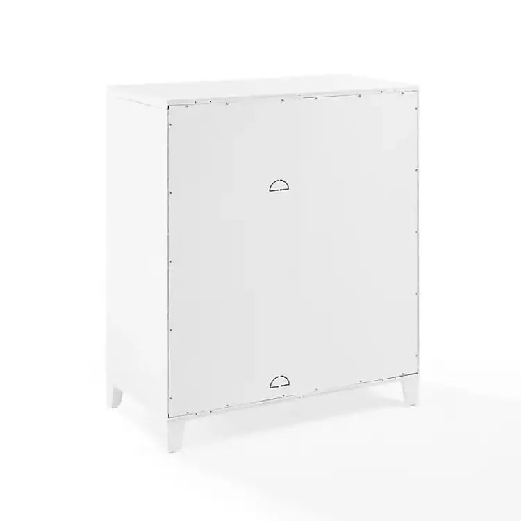 Kirklands Home & Gold Storage Cabinet White Clearance