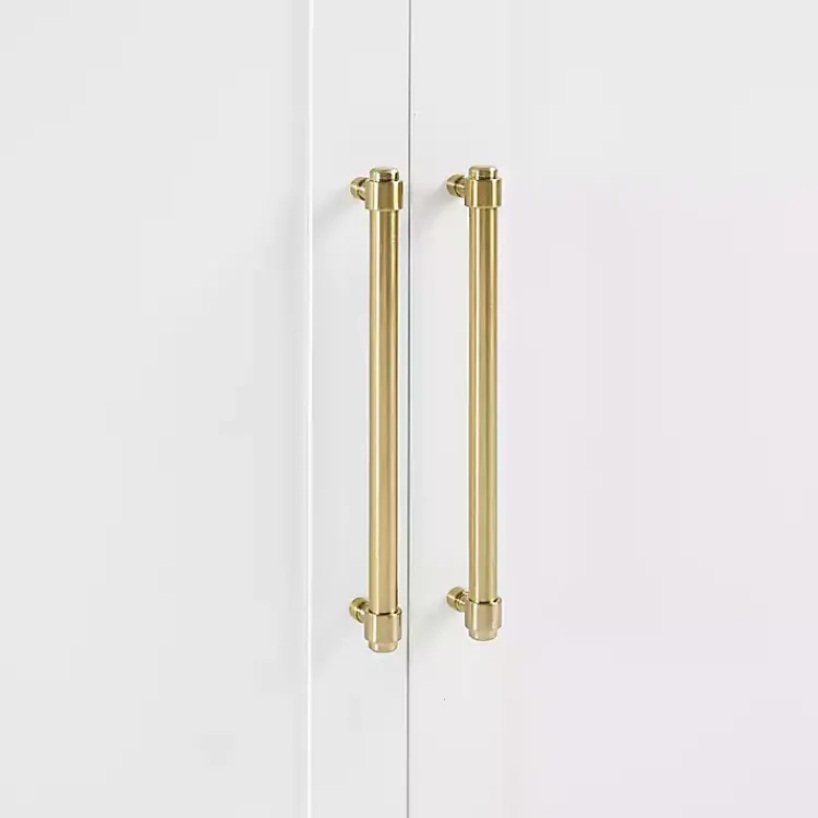 Kirklands Home & Gold Storage Cabinet White Clearance