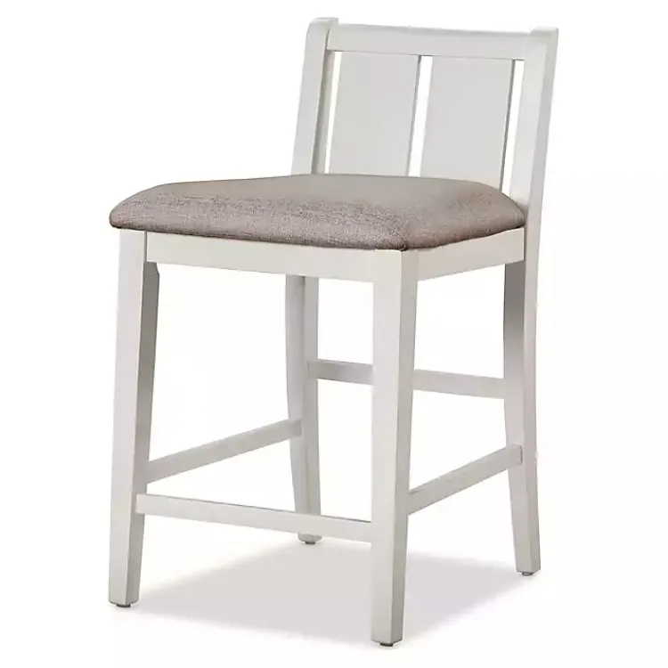 Kirklands Home & Gray Wood Kayla Counter Height 3-pc. Set White Clearance