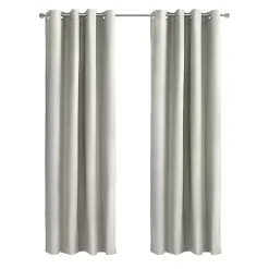 Kirklands Home Alpine Blackout Curtain Panel, 63 in. White Best