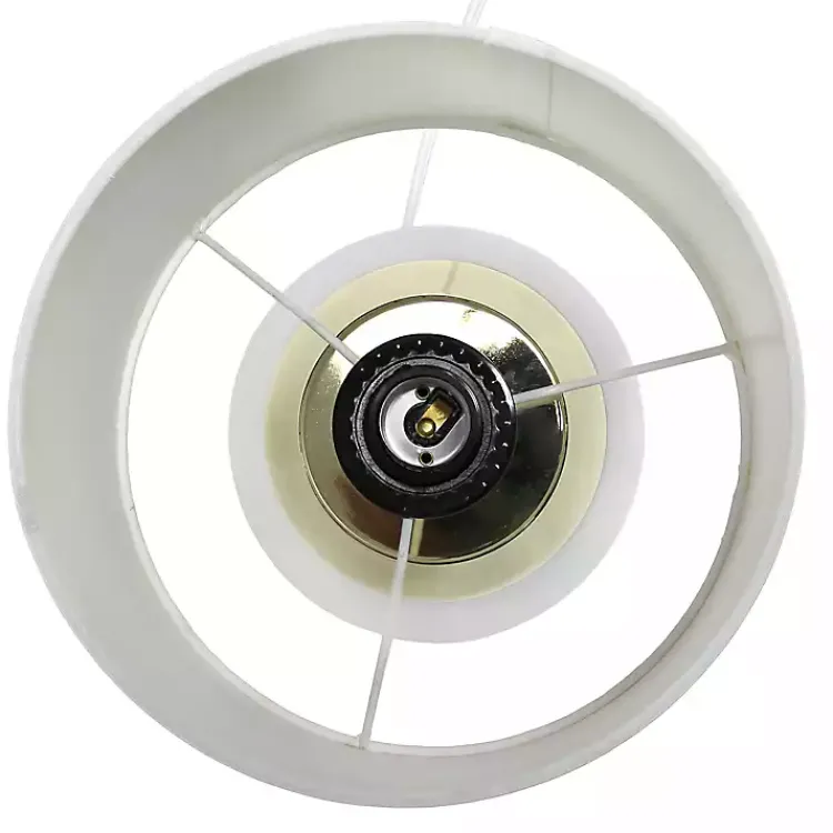Kirklands Home and Metallic Gold 4-Touch Table Lamp White Sale
