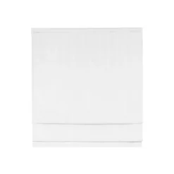 Kirklands Home Basketweave Cordless Roman Shade, 27 in. White