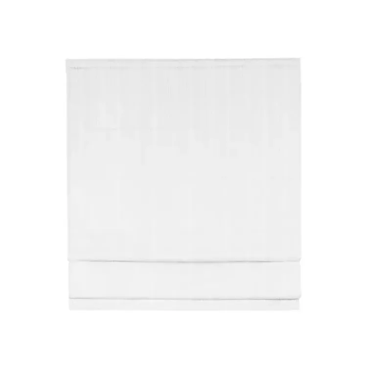 Kirklands Home Basketweave Cordless Roman Shade, 31 in. White New
