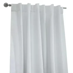 Kirklands Home Baxter Blackout Curtain Panel, 84 in. White Hot