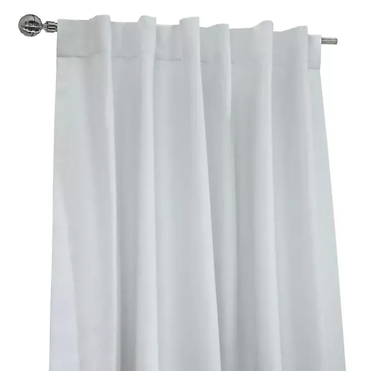 Kirklands Home Baxter Blackout Curtain Panel, 84 in. White Hot