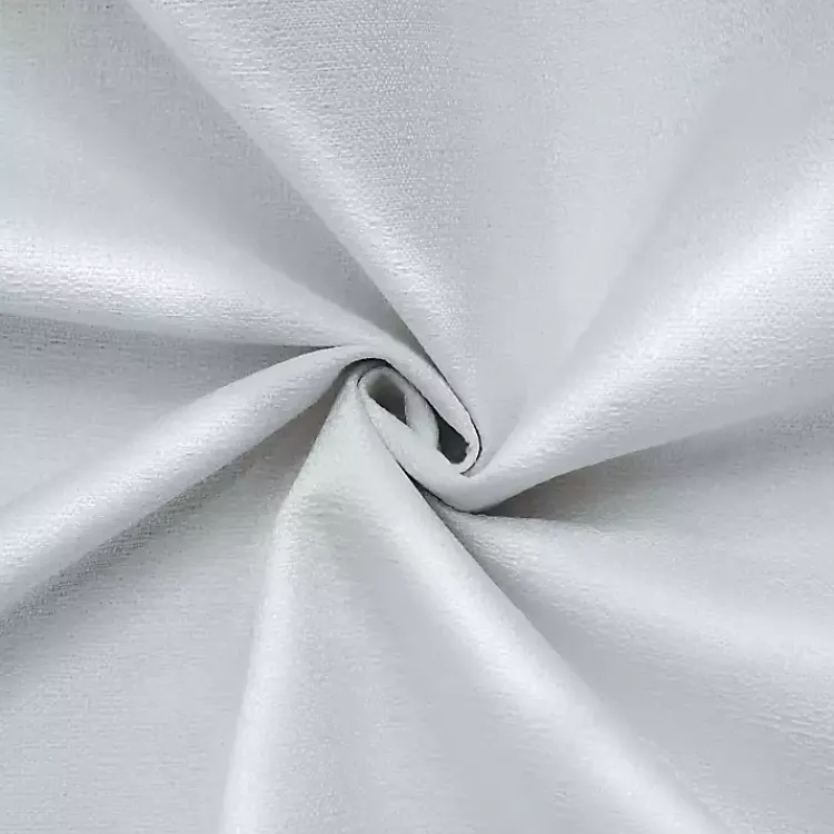Kirklands Home Baxter Blackout Curtain Panel, 84 in. White Hot