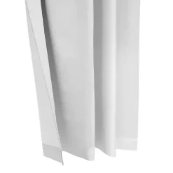 Kirklands Home Baxter Blackout Curtain Panel, 95 in. White New