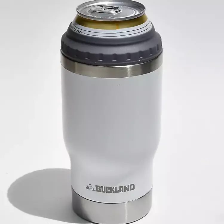 Kirklands Home Beverage Tumbler Koozie White Hot
