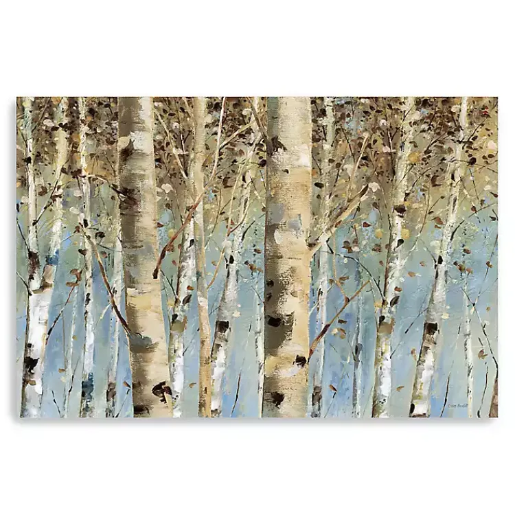 Kirklands Home White Birch Forest Canvas Art Print, 60x40 in. New