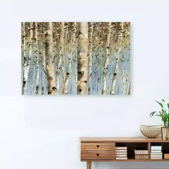 Kirklands Home White Birch Forest Canvas Art Print, 60x40 in. New