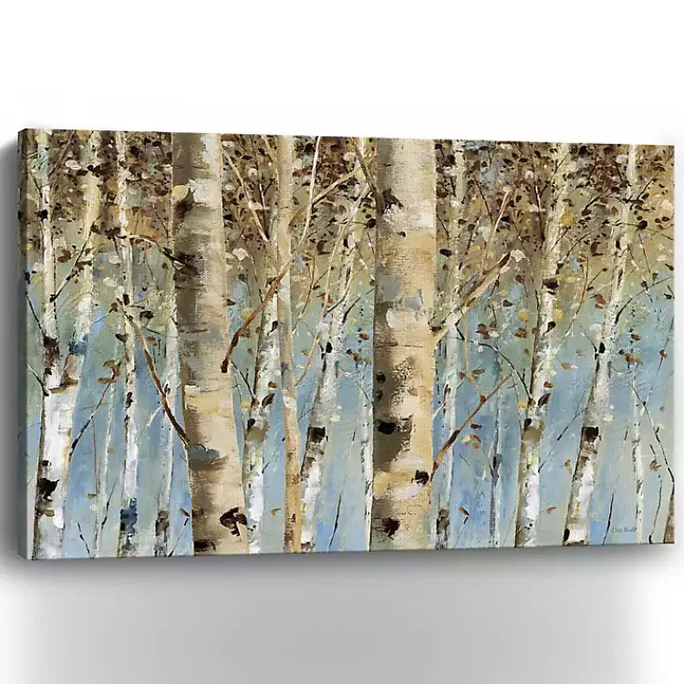 Kirklands Home White Birch Forest Canvas Art Print, 60x40 in. New