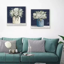 Kirklands Home White Blossom Bouquet 2-pc. Framed Wall Art Set Online