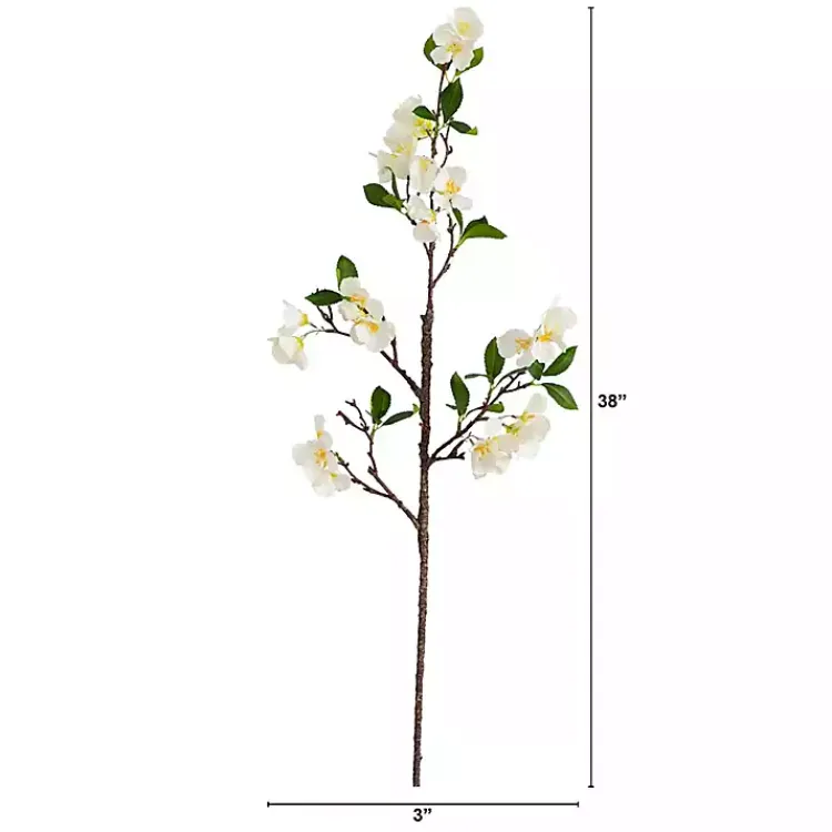 Stems & Bouquets>Kirklands Home Blossom Flower Stems, Set of 3 White