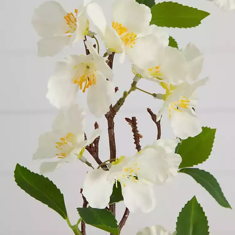 Stems & Bouquets>Kirklands Home Blossom Flower Stems, Set of 3 White