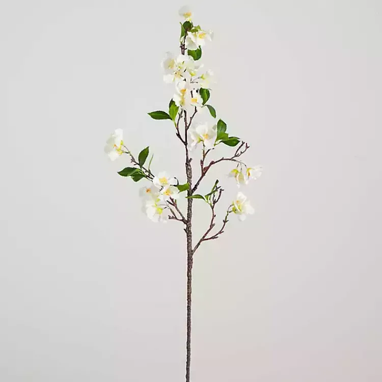 Stems & Bouquets>Kirklands Home Blossom Flower Stems, Set of 3 White