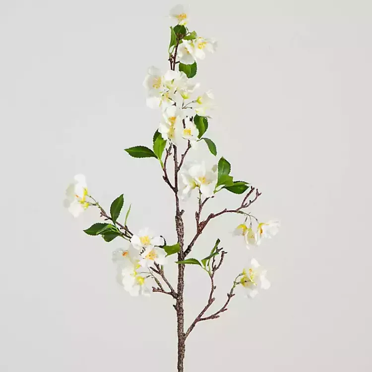 Stems & Bouquets>Kirklands Home Blossom Flower Stems, Set of 3 White