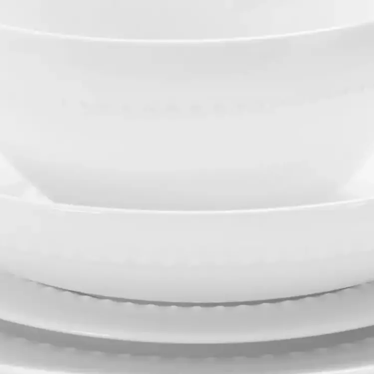 Kirklands Home Bone China 16-pc. Dinnerware Set White Outlet