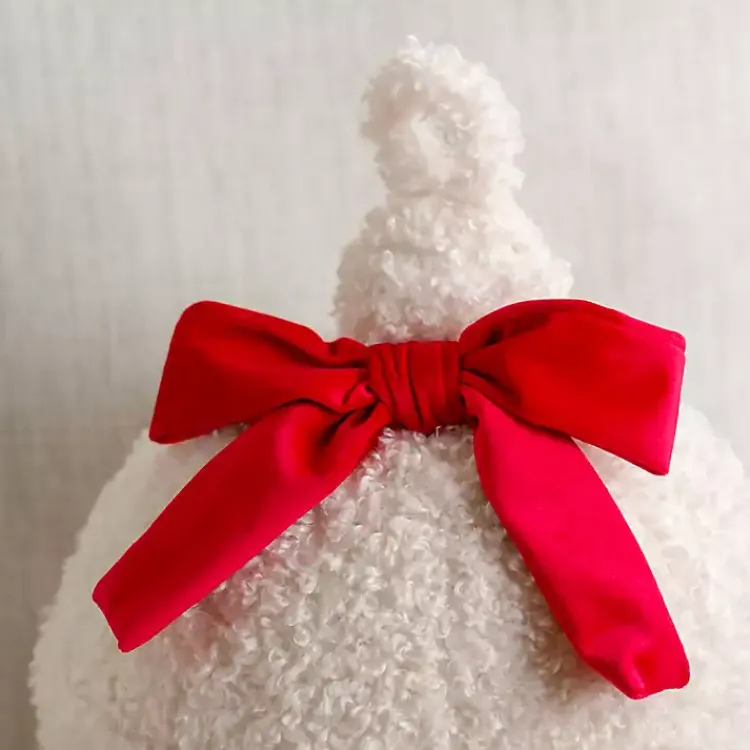 Pillows>Kirklands Home Boucle Bell Shaped Pillow White