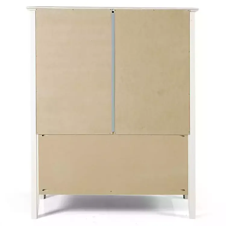 Kirklands Home Brazilian Pine Wood 3-Tier Bookshelf White Hot
