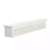 Kirklands Home White Carved Floral Decorative Wall Shelf Online