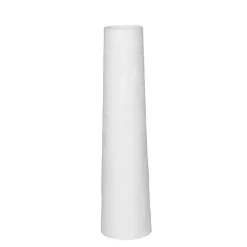 Vases>Kirklands Home Ceramic Flower Names Embossed Vase, 12 in. White