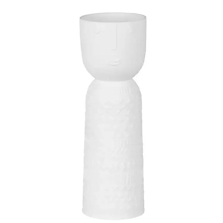 Vases>Kirklands Home Ceramic Form Lucia Vase White