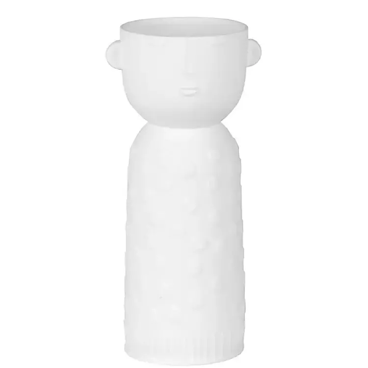 Vases>Kirklands Home Ceramic Form Luna Vase White