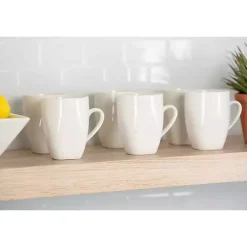 Kirklands Home Ceramic Square 40-pc. Dinnerware Set White Sale