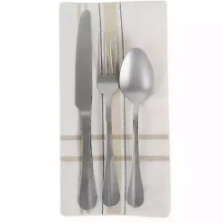 Kirklands Home Chambray French Stripe Napkins, Set of 6 White