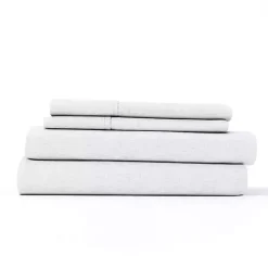 Kirklands Home Chambray 4-pc. Full Bed Sheet Set White Sale