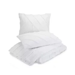 Kirklands Home Chenille Line 3-pc. Full/Queen Comforter Set White