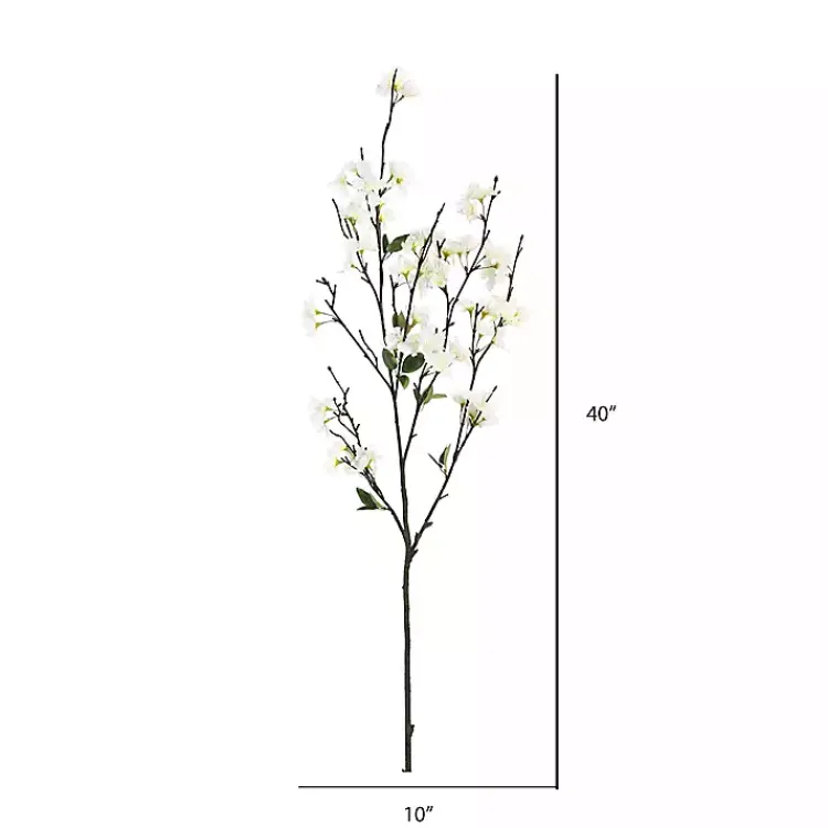 Stems & Bouquets>Kirklands Home Cherry Blossom Stems, Set of 3 White