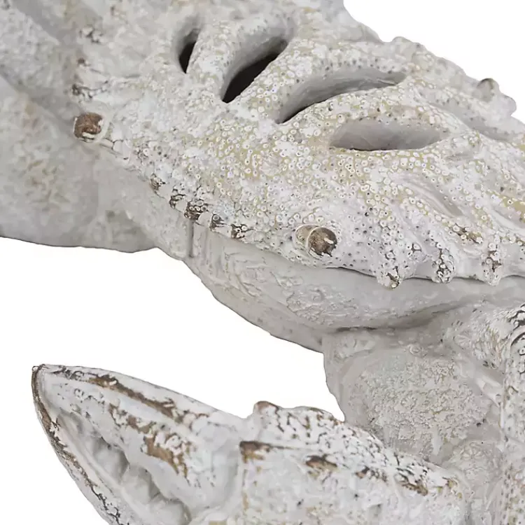 Statues & Figurines>Kirklands Home Coral Crab Figurine White
