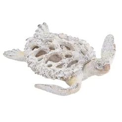 Statues & Figurines>Kirklands Home Coral Reef Sea Turtle Figurine White
