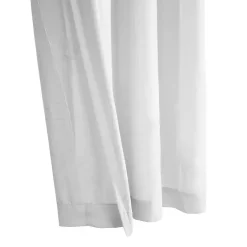 Kirklands Home Crinkle Harmony Curtain Panel, 84 in. White
