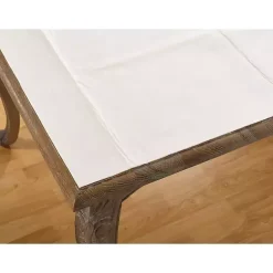 Kirklands Home Cushioned Table Protector Pad White New