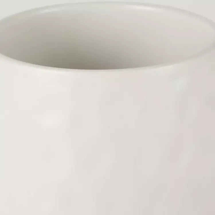Kirklands Home Dimpled Bamboo Canisters, Set of 2 White Online