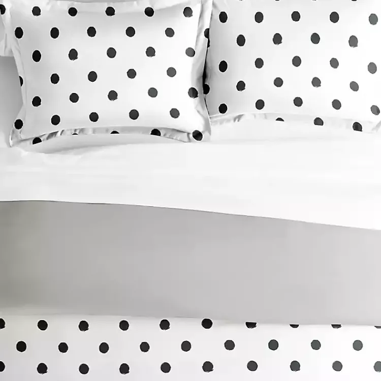 Kirklands Home White Dotted Reversible 2-pc. Twin Duvet Cover Set Online