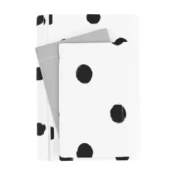 Kirklands Home White Dotted Reversible 2-pc. Twin Duvet Cover Set Online