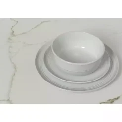 Kirklands Home Double Line 16-pc. Dinnerware Set White Sale