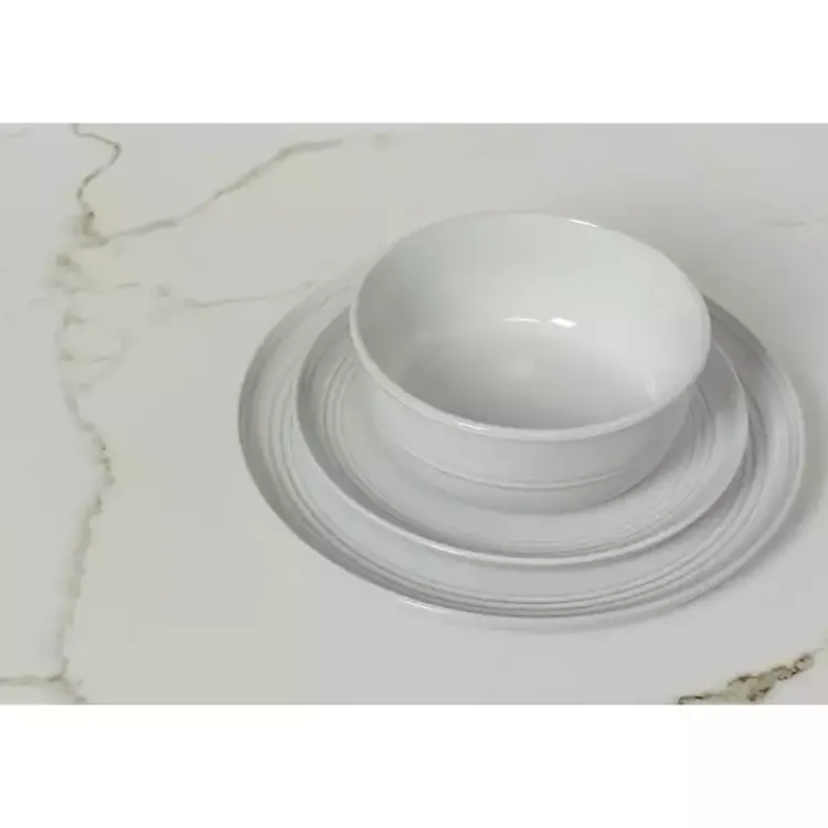Kirklands Home Double Line 16-pc. Dinnerware Set White Sale