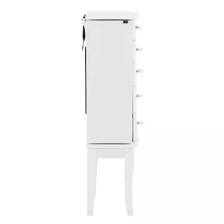 Kirklands Home 5-Drawer Jasmine Petite Jewelry Armoire White Discount