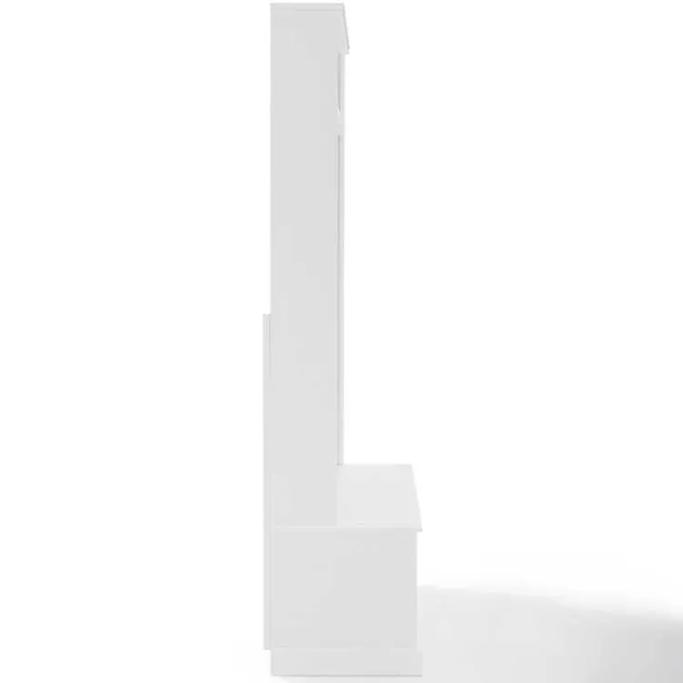 Kirklands Home White Ellison Hall Tree with Storage Bench Outlet